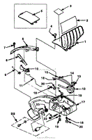 Carburetor Chamber/Rear Handle