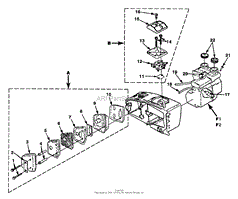 Muffler - Carburetor - Tank