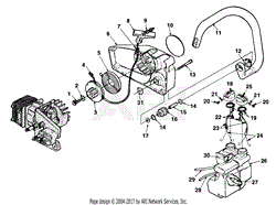 Starter, Fuel &amp; Oil Tank