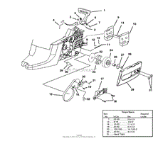 Clutch - Chain Brake - Drive Case Cover