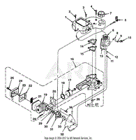 Engine Internal - Fuel Tank - Muffler - Carburetor