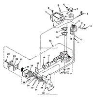 Engine Internal - Fuel Tank - Muffler - Carburetor