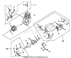 Ignition - Rotor - Starter - Clutch