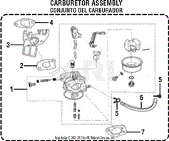 General Assembly - Carburetor Assembly