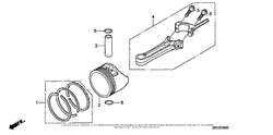 PISTON + CONNECTING ROD