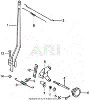 GOVERNOR ARM + CONTROL PLATE