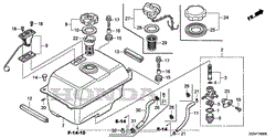 FUEL TANK + FUEL STRAINER