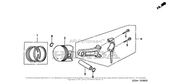 PISTON + CONNECTING ROD