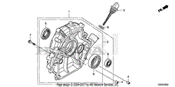 CRANKCASE COVER          (EB4000X/5000XK3/6500X1)
