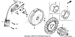 FLYWHEEL + IGNITION COIL