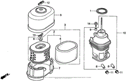 AIR CLEANER (EG3500X, K1)