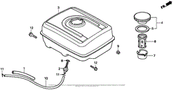 FUEL TANK (EG3500X, K1)