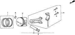 PISTON + RINGS