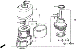 AIR CLEANER (EG3500X, K1)