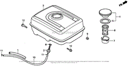 FUEL TANK (EG3500X, K1)
