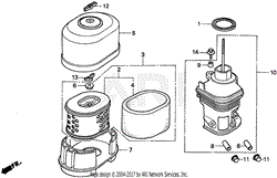 AIR CLEANER (EG3500X, K1)