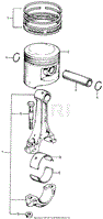 PISTON + CONNECTING ROD