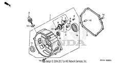 CRANKCASE COVER          (EM5000SXK2, EM6500SXK1)