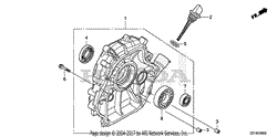 CRANKCASE COVER          (EM4000SX/5000SXK3/6500SXK2)