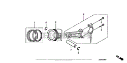 PISTON + CONNECTING ROD