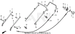 HR173 UPPER HANDLE PIPE