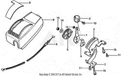 THROTTLE LEVER (P TYPE) + THROTTLE CABLE (P TYPE)