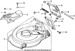 CUTTER HOUSING@DISCHARGE GUARD@BELT COVER