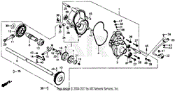 HRA214 TRANSMISSION CASE