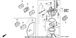 CARBURETOR (HRA/HRC215,  HRC216/K1)