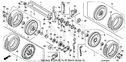 REAR WHEEL (HRC215,      HRC216, HRC216K1)