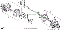 FRONT WHEEL (HRC215, HRC216, HRC216K1)