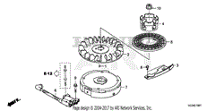 FLYWHEEL@IGNITION COIL   (2) (CAST IRON)