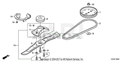 ROTARY BLADE@DRIVEN      PULLEY