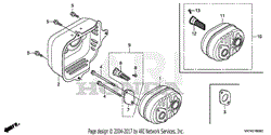 MUFFLER                  (HRX217/K1/K2/K3/K4/K5)