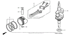 CRANKSHAFT + PISTON