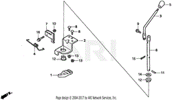 P.T.O. CLUTCH LEVER