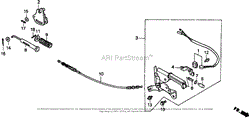 PARKING BRAKE LEVER