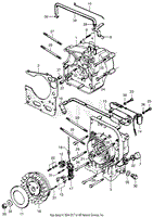 FLYWHEEL + CRANKCASE