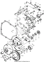 RIGHT CRANKCASE COVER + CLUTCH