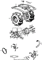 WHEEL + TINES + FENDER