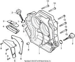 F400 CRANKCASE COVER