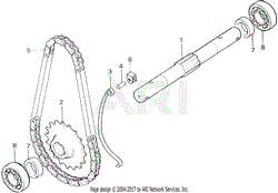 WHEEL SHAFT + FINAL CHAIN