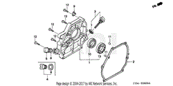 FR600 CRANKCASE COVER