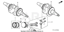 PISTON + CRANKSHAFT