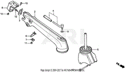 FR700 HANDLE COLUMN K-K1