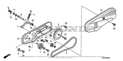 BELT COVER + PULLEY