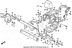 ENGINE BED + AUGER HOUSING