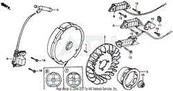 FLYWHEEL + IGNITION COIL