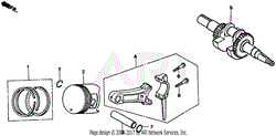 PISTON + CRANKSHAFT