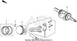 CRANKSHAFT + PISTON